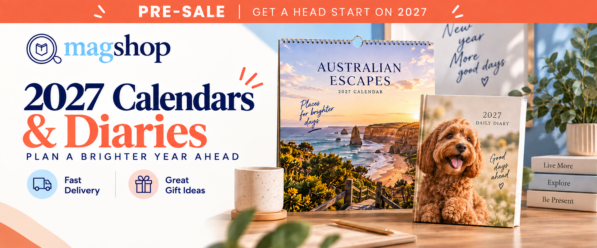 2027 calendars & diaries - plan a brighter year ahead